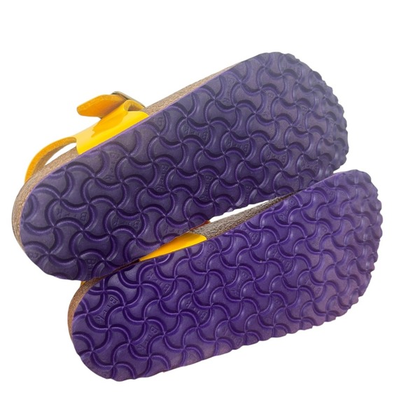 Birkenstock Kids Kairo Sandals Pink Purple Adjustable Strap Rainbow EU 30 Sz 12 - Picture 7 of 8